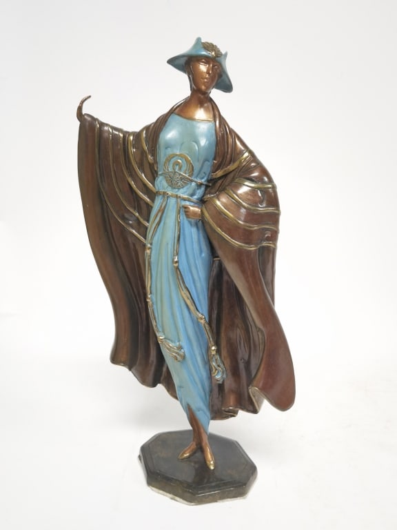 Limited Ed. Erte "Rue De La Paix" Bronze Sculpture (1 of 8)