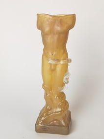 Vintage Elena Germany Art Glass Torso Sculpture