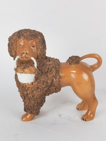 Vintage Italian Porcelain T288 Poodle Dog Figurine