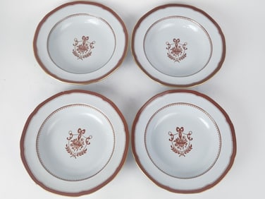 (4) Spode Copeland Porcelain Newburyport Plates