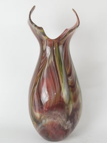 Dale Tiffany Style Art Glass Vase
