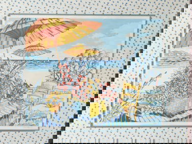 Limited Ed. "Port Antonio" Serigraph by Van Pitterson