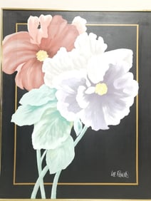 Flower Oil Painting on Canvas by Lee Reynolds