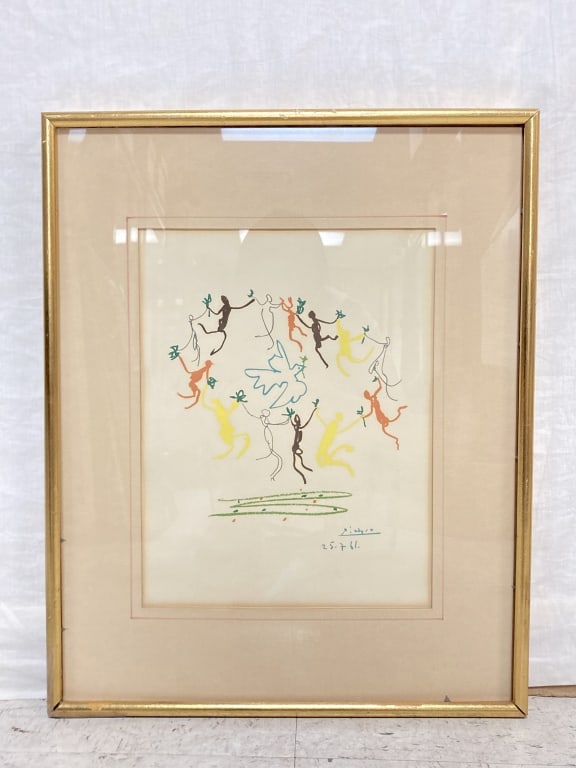 Picasso "The Round of Friendship" Print: Picasso "The Round of Friendship" Print, 16.75in by 20.75in