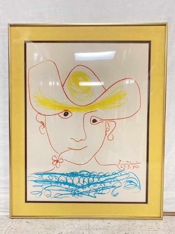 Limited Ed. Picasso "Young Spanish Peasant" Lithograph (1 of 4)