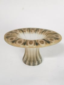 Vintage Higgins Drop Out Glass Vase
