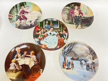 (5) Limited Ed. Knowles Porcelain Plates