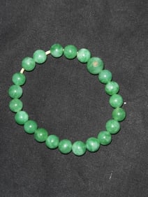 Chinese Jadeite Bead Bracelet