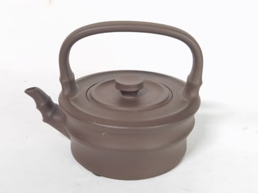1970-80s Chinese YiXing ZiSha Teapot, HeFang