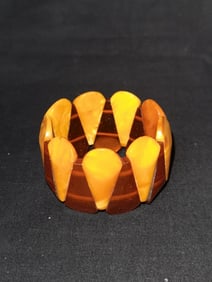 Amber and Butterscotch Egg Yolk Amber Bracelet
