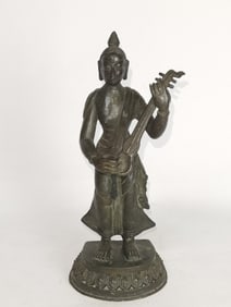 10-18th C. Nepalese/Northern India Bronze Buddha