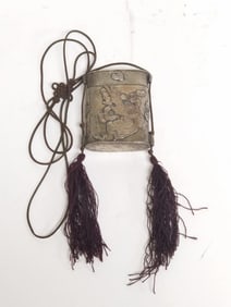 Chinese Portable Silver Seal Box