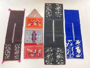 (4) Chinese Embroidered Wallets