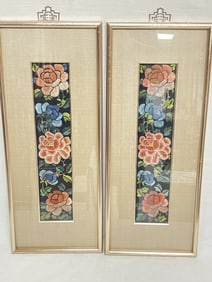 Pr. of Chinese DaZi Style Embroideries