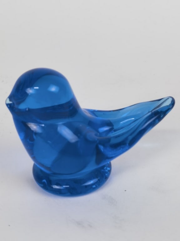 Terra Studios Cobalt Blue Glass Bird, #20/700 (1 of 4)
