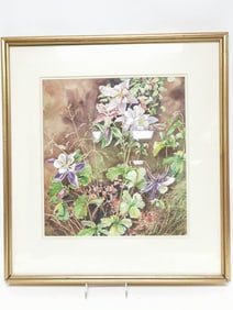 Lee Rommel Floral Still Life Watercolor Painting