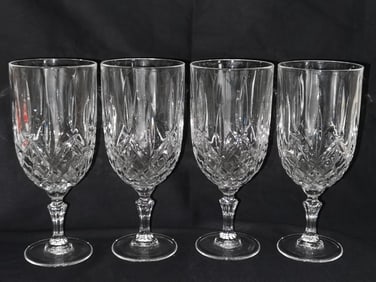 (4) Marquis by Waterford Crystal Water Goblets