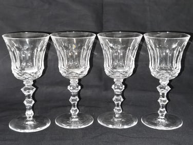 (4) Waterford Crystal Wine Glasses