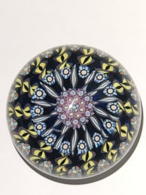 1989 Perthshire Millefiori Glass Paperweight