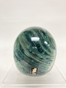 Kerry Glass Irish Swirl Glass Paperweight