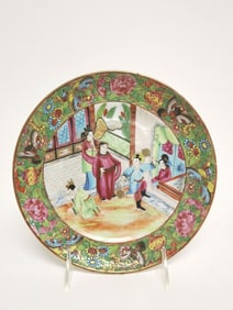 18-19th C. Chinese Export Porcelain Famille Rose P