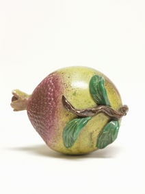 19-20th C. Chinese Porcelain Famille Rose Fruit