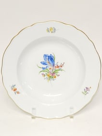 Meissen Germany Porcelain Floral Plate