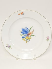 Meissen Germany Porcelain Floral Plate