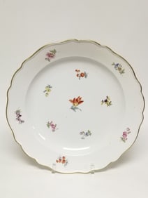 Meissen Germany Porcelain Floral Plate
