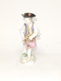 19th C. Meissen Germany Porcelain Boy Figurine
