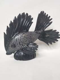 Large Vintage Murano Italy Giorgio Giuman Glass Fish