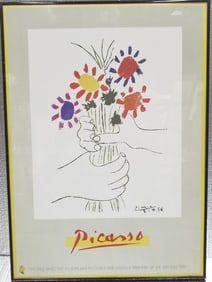 Picasso "The Flower of Peace" Poster