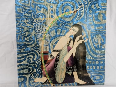 Heavy Polychrome Print on Board by Ding Shaoguang