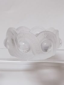 Vintage Lalique France Crystal GAO Ashtray