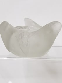 Antique R. Lalique Frosted Crystal Bowl