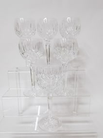 (6) Waterford Crystal Wine Glasses