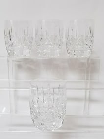 (4) Waterford Crystal Whiskey Tumblers