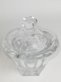 Vintage Baccarat Harcout Mustard Jar