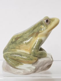 Lladro Spain Porcelain Frog Figurine