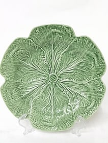Vintage Bordallo Pinheiro Porcelain Cabbage Plate