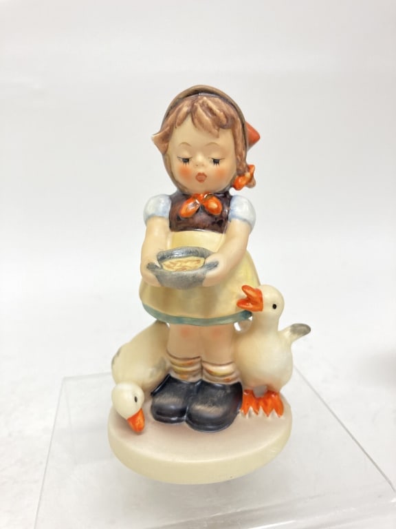 Vintage Goebel Hummel Porcelain "Be Patient" Figue: Vintage Goebel Hummel Porcelain "Be Patient" Figurine, 4.5in