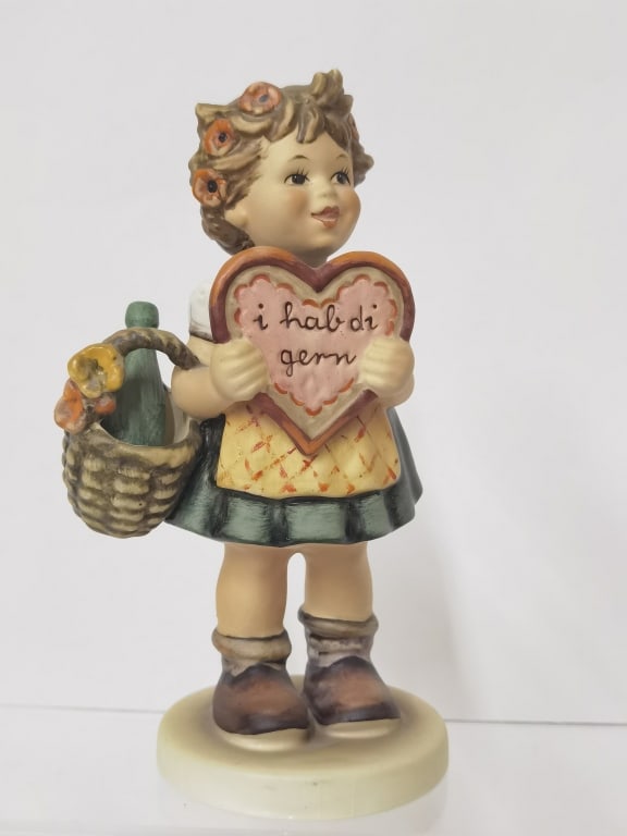 Goebel Hummel Porcelain "Valentine Gift" Figurine (1 of 4)