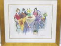 Itzchak Tarkay "Blissful Moments" Serigraph
