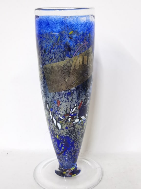 Bertil Vallien for Kosta Boda "Because" Series Vas: Bertil Vallien for Kosta Boda "Because" Series Vase, 11.5in