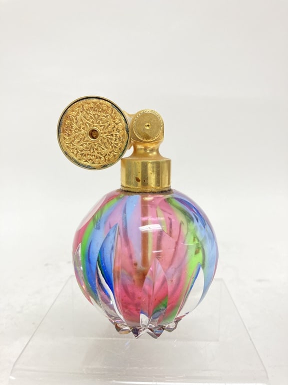 Vintage Marcel Franck France Art Deco Crystal Perf (1 of 4)