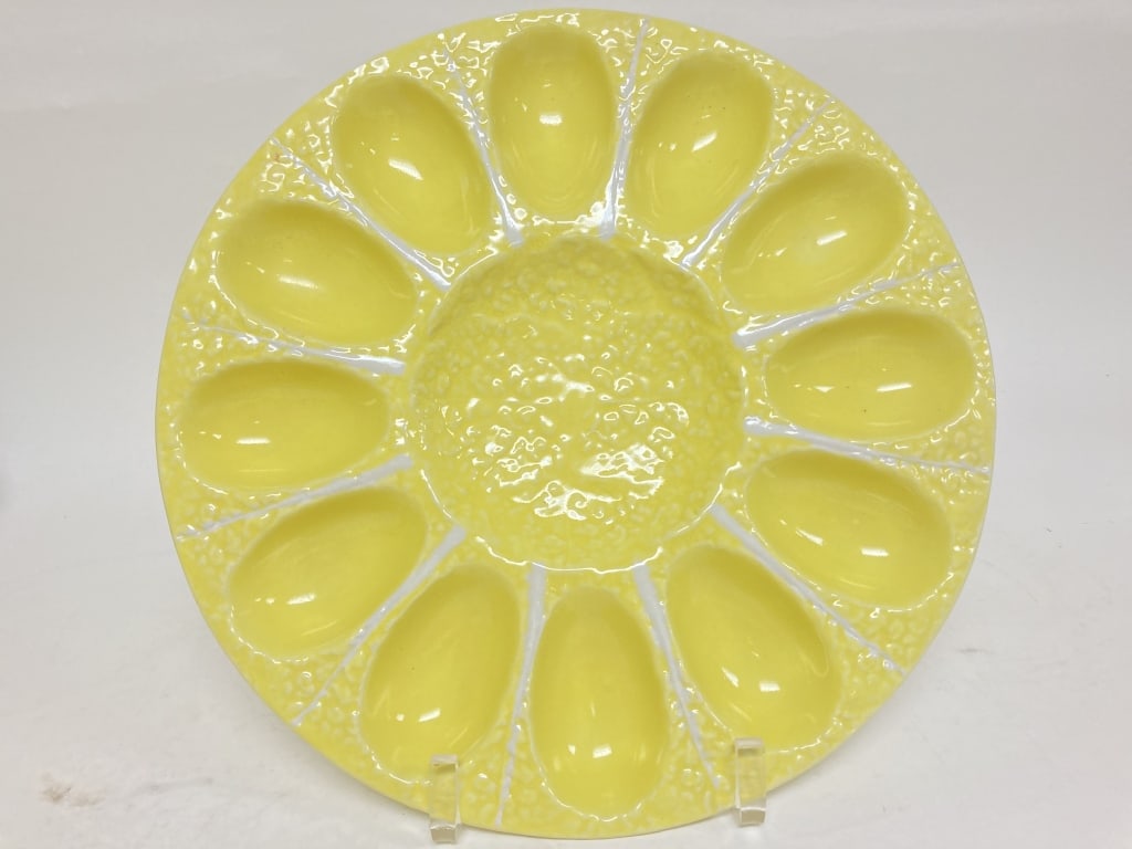 Vintage Secla Portugal Porcelain Yellow Cabbage De (1 of 5)