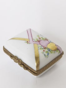 Limoges France Hand Painted Rochard Floral Treasur