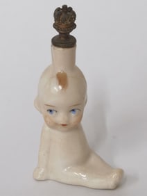 Vintage Germany Porcelain Baby Perfume Bottle