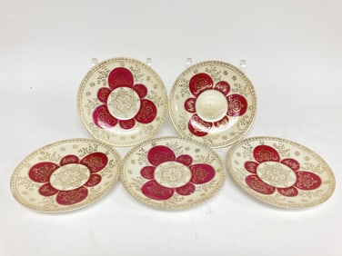 (5) Vintage Victoria Austria Beehive Mark Plates