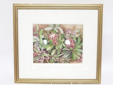 Lee Rommel Floral Still Life Watercolor Painting